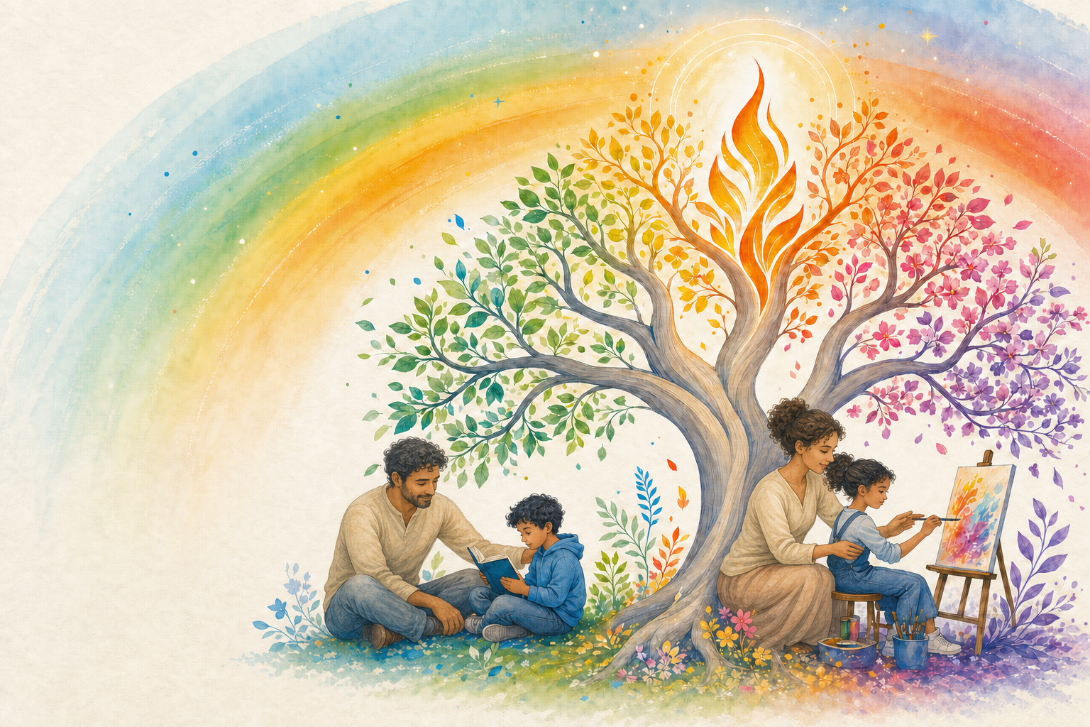 The Wonderland tree of life: a family holding space for each child — learning, creativity and transformation